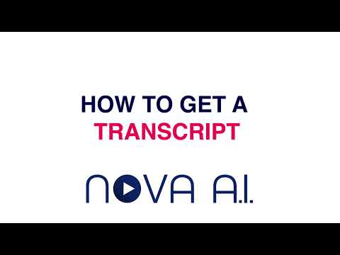 Get Video Transcript