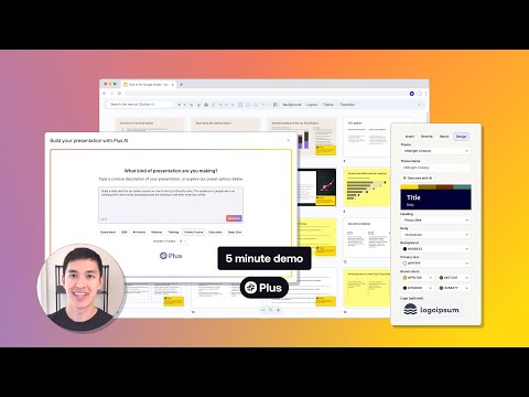 Create presentations using AI with Plus AI for Google Slides